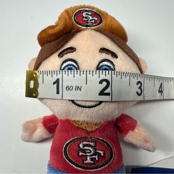 New San Francisco SF 49ers NFL Mini Beanie Mascot Man Team Plush NWT Cowboy Hat - Picture 10 of 10